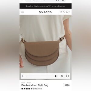 Cuyana Double Moon Belt Bag